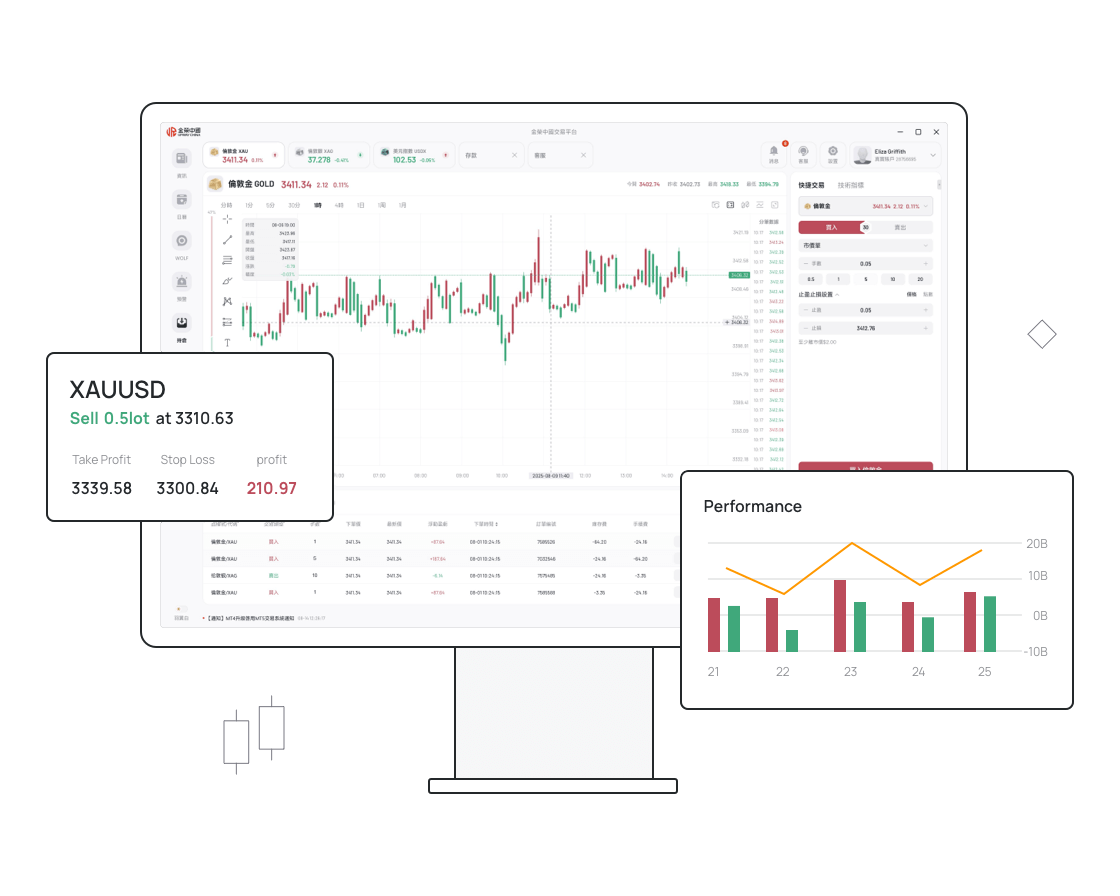 内置专业图表功能
