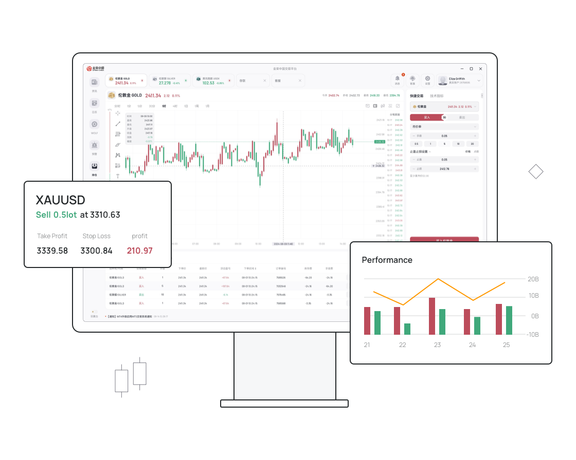 内置专业图表功能